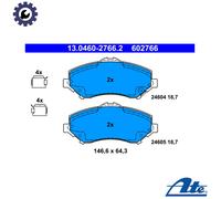 Brake pads 13.0460-2766.2 ATE for JEEP FIAT CHRYSLER