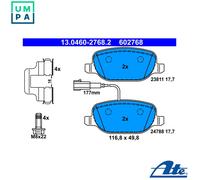 ATE Brake Pad Set 13.0460-2768.2 Disc Brake for Alfa Romeo Giulietta 1.4 TB