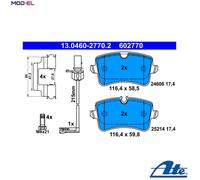 ATE 13046027702 Brake Pad Set, disc brake
