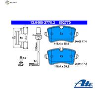BRAKE PAD SET DISC BRAKE 13.0460-2770.2 FOR AUDI CMGB/CGLC 2.0L 4cyl A6
