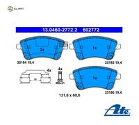 DISC BRAKE PADS SET FOR KIA VENGA YN D4FC G4FA L G4FC D4FB ATE 58101-1PA00