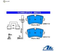 BRAKE PAD SET DISC BRAKE 13.0460-2773.2 FOR AUDI CREC/CMDA/CTUB/CGXC 3.0L 6cyl