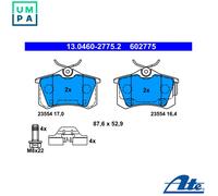 ATE 13.0460-2775.2 Brake pad set