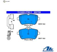 ATE Brake Pads 13.0460-2780.2 for Mercedes-Benz SL / S-Class Coupe
