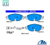 Brake pads 13.0460-2785.2 ATE for VW SEAT AUDI SKODA CUPRA