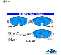 Brake pads 13.0460-2785.2 ATE for VW SEAT AUDI SKODA CUPRA