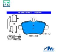 Brake pads 13.0460-2786.2 ATE for MERCEDES-BENZ SLK B-CLASS Sports Tourer SLC