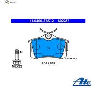BRAKE PAD SET DISC BRAKE 13.0460-2787.2 FOR AUDI AKG/ABZ 4.2L 8cyl A8