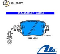 BRAKE PAD SET DISC BRAKE 13.0460-2790.2 FOR AUDI A1/Allstreet/Sportback/City Q3