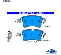 ATE 13.0460-2796.2 Brake pad set