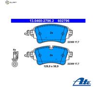 ATE 13.0460-2796.2 Brake pad set