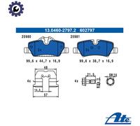 ATE 13.0460-2797.2 Brake pad set