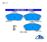Brake pads 13.0460-2803.2 ATE for ROVER HONDA MG