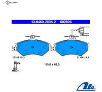 ATE Brake Pad Set 13.0460-2806.2 - Disc Brake for VW Golf Mk III / Vento