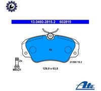 ATE Brake Pad Set 13.0460-2815.2, Disc Brake, Fits Opel Omega B 2.0