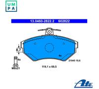 ATE 13.0460-2822.2 Brake pad set