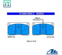 BRAKE PAD SET DISC BRAKE 13.0460-2824.2 FOR RENAULT MASTER/Bus/Van 2.5L 4cyl