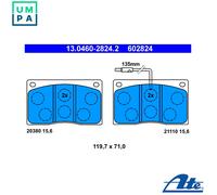 BRAKE PAD SET DISC BRAKE FOR RENAULT MASTER I BOX T S9U 714 S9U 740 S8U 742 ATE