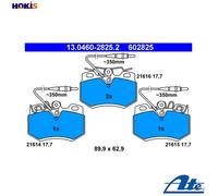 ATE Brake Pad Set 13.0460-2825.2 - Fits Citroën AX, ZX, VISA, C15 Estate/Box Body/MPV