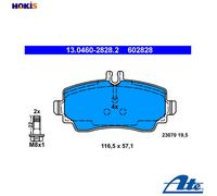 BRAKE PAD SET DISC BRAKE 13.0460-2828.2 FOR MERCEDES-BENZ OM 668.914 1.7L 4cyl