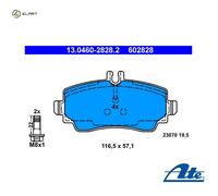 BRAKE PAD SET DISC BRAKE 13.0460-2828.2 FOR MERCEDES-BENZ OM 668.914 1.7L 4cyl