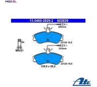 BRAKE PAD SET DISC BRAKE 13.0460-2829.2 FOR PEUGEOT PARTNER/PATAGONICA/URBANA