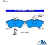 ATE 13.0460-2832.2 Brake pad set
