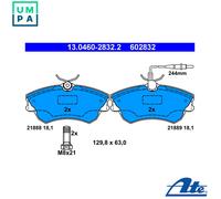 ATE 13.0460-2832.2 Brake pad set