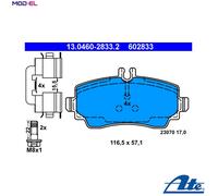 ATE 13.0460-2833.2 Brake pad set