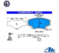 ATE 13.0460-2834.2 Brake pad set