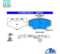 ATE 13.0460-2834.2 Brake pad set