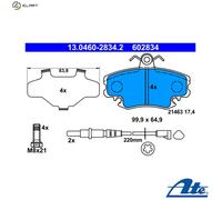 ATE 13.0460-2834.2 Brake pad set