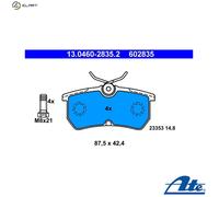 ATE 13.0460-2835.2 Brake pad set