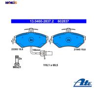 BRAKE PAD SET DISC BRAKE 13.0460-2837.2 FOR AUDI A4/B5/Sedan/S4/B6/Convertible