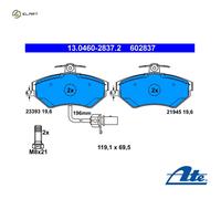 BRAKE PAD SET DISC BRAKE 13.0460-2837.2 FOR VW SEAT AUDI A4/S4/Convertible 1.8L