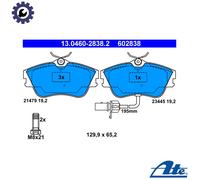 BRAKE PAD SET DISC BRAKE 13.0460-2838.2 FOR VW CARAVELLE/EUROVAN/IV/Bus/Mk 2.0L