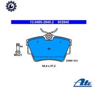 BRAKE PAD SET DISC BRAKE 13.0460-2840.2 FOR RENAULT TRAFIC/III/Van/Bus/Rodeo