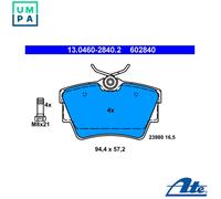 ATE 13.0460-2840.2 Brake pad set