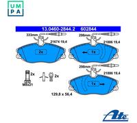 ATE Brake Pad Set 13.0460-2844.2 - Disc Brake - for Peugeot 607