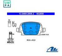 ATE 13.0460-2858.2 Brake pad set