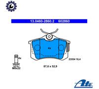 Brake pads 13.0460-2860.2 ATE for AUDI VW
