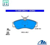 ATE 13.0460-2862.2 Brake pad set