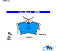 ATE Brake Pad Set 13.0460-2864.2 – Disc Brake Pads for VW, SEAT, AUDI