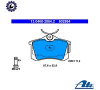 BRAKE PAD SET DISC BRAKE 13.0460-2864.2 FOR VW AUA/BKY/BBY 1.4L 4cyl POLO