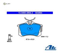 ATE 13.0460-2864.2 Brake pad set