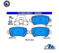 BRAKE PAD SET DISC BRAKE 13.0460-2868.2 FOR KIA VENGA/Hatchback/Van VAUXHALL