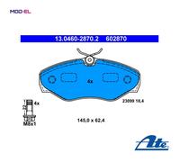 BRAKE PAD SET DISC BRAKE 13.0460-2870.2 FOR RENAULT TRAFIC/II/Van/Bus/Rodeo 2.0L