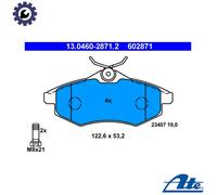 BRAKE PAD SET DISC BRAKE 13.0460-2871.2 FOR CITROEN KFV /KFU 1.4L HFX 1.1L 4cyl