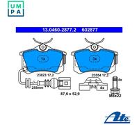 Rear Brake Pads Set Seat VW:POLO,IBIZA III 3,CORDOBA,LUPO 6Q0698451B 6Q0698451
