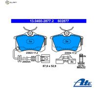 Rear Brake Pads Set Seat VW:POLO,IBIZA III 3,CORDOBA,LUPO 6Q0698451B 6Q0698451